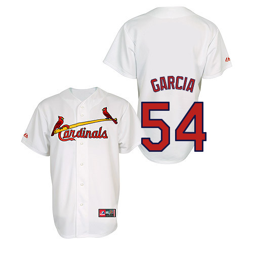 Jaime Garcia #54 Youth Baseball Jersey-St Louis Cardinals Authentic Home Jersey by Majestic Athletic MLB Jersey